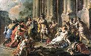 Francesco de mura Horatius Slaying His Sister after the Defeat of the Curiatii France oil painting artist